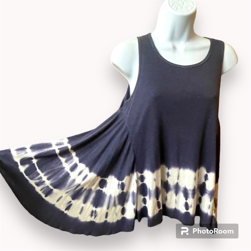 Tie Dye Flared Top